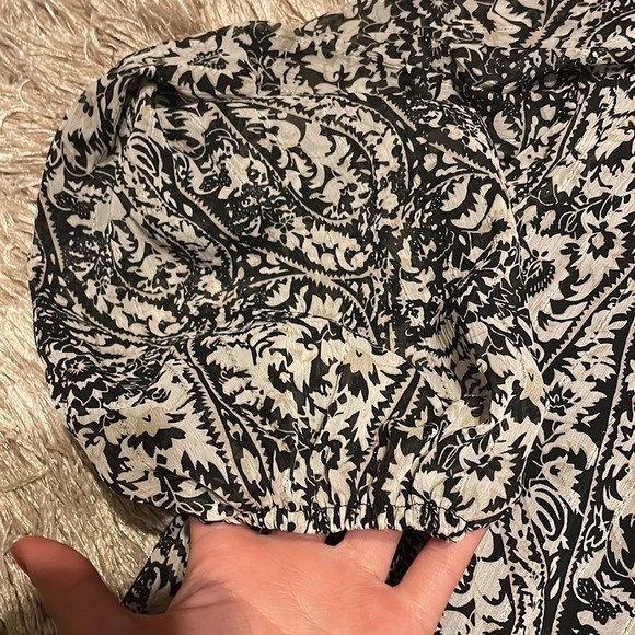 NWT Aqua Brand Black And White Maxi‎ Dress - Picture 8 of 9